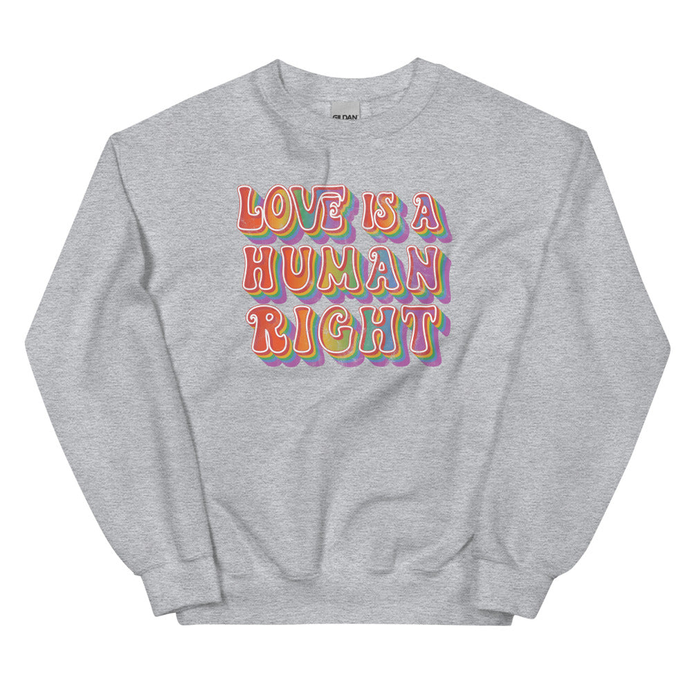 Love is a Human Right Sweatshirt
