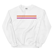 Lesbian Pride Stripes Minimalist Sweatshirt