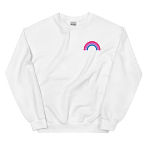 Bi Rainbow Pocket Minimalist Sweatshirt