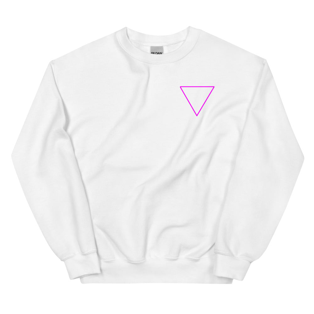 Pink Triangle Lesbian Pride Pocket Sweatshirt