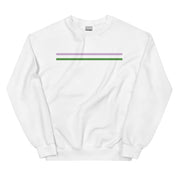 Genderqueer Pride Stripes Sweatshirt