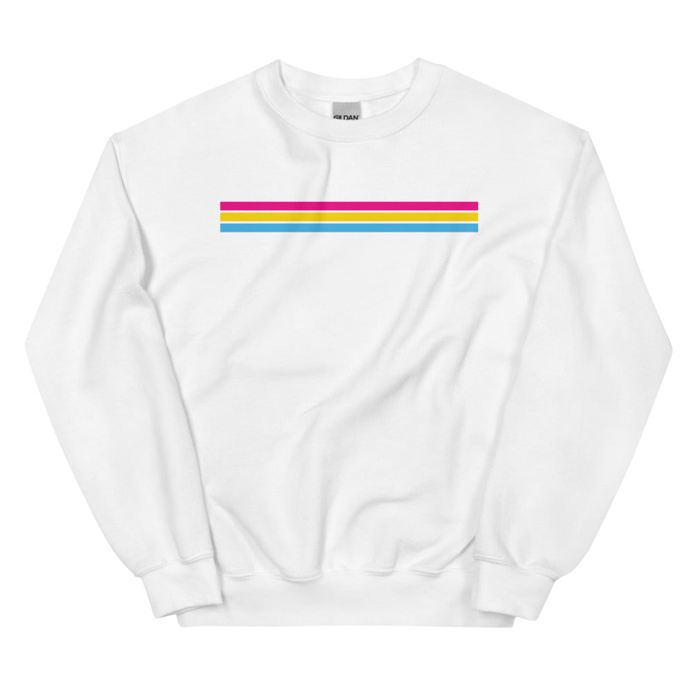 Pansexual Pride Stripes Sweatshirt