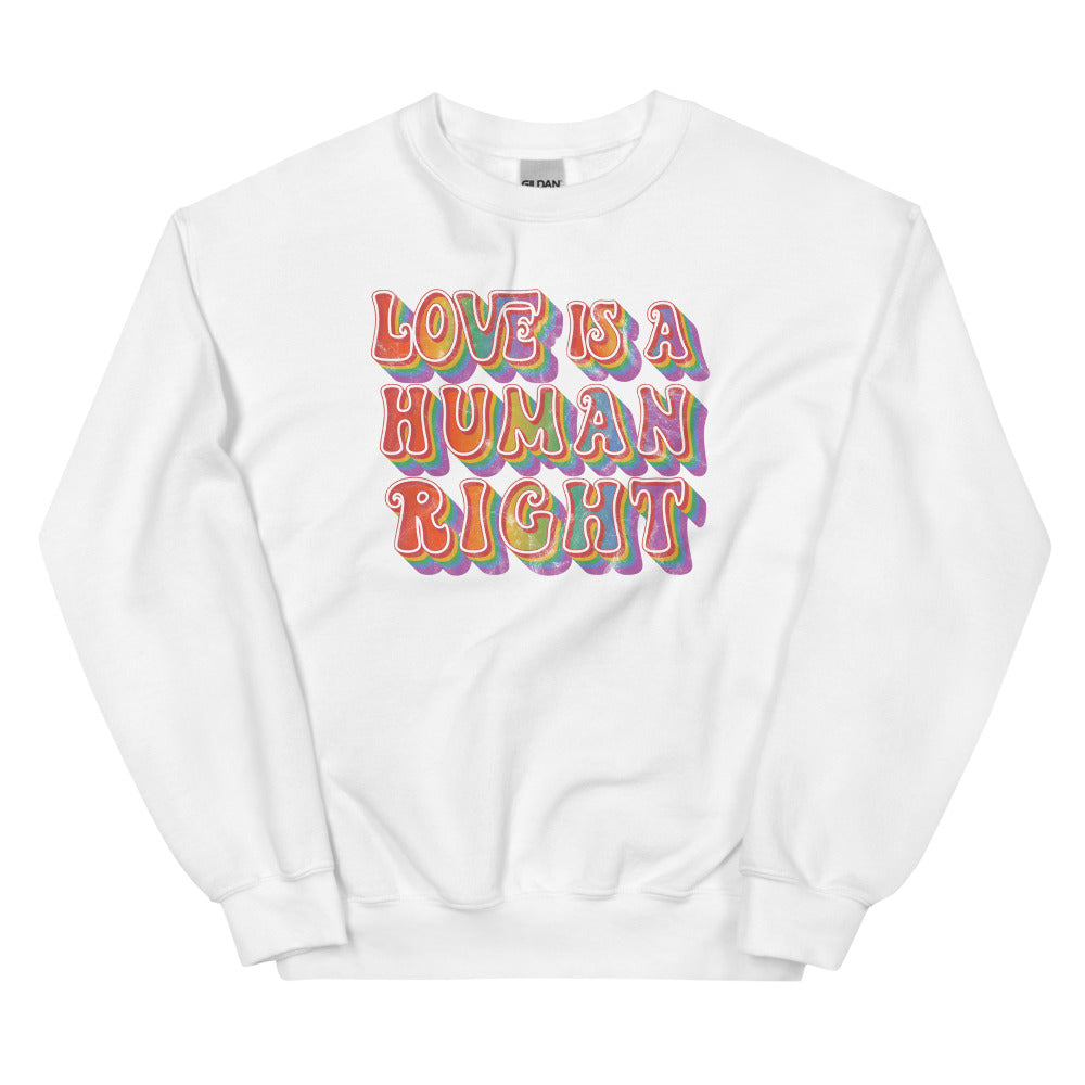 Love is a Human Right Sweatshirt