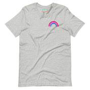 Bi Pride Rainbow Minimalist T-Shirt