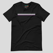 Ace Pride Stripes Minimalist T-Shirt