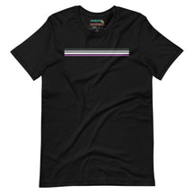 Ace Pride Stripes Minimalist T-Shirt