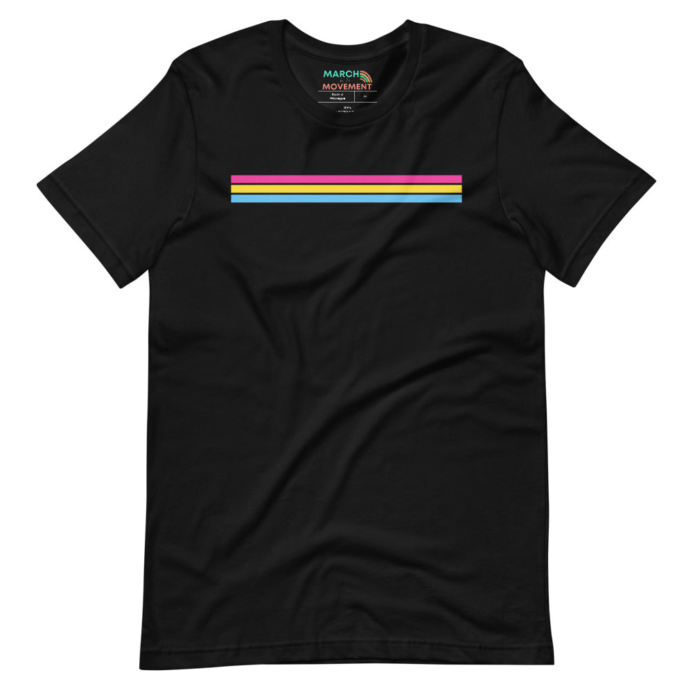 Pansexual Pride Stripes T-Shirt