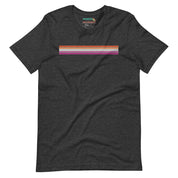 Lesbian Pride Stripes Minimalist T-Shirt