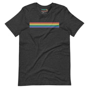 Classic Rainbow Stripes Minimalist T-Shirt