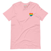 Rainbow Heart Pocket T-Shirt