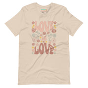 Love is Love Retro Flower T-Shirt
