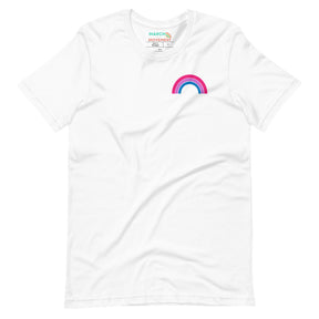 Bi Pride Rainbow Minimalist T-Shirt