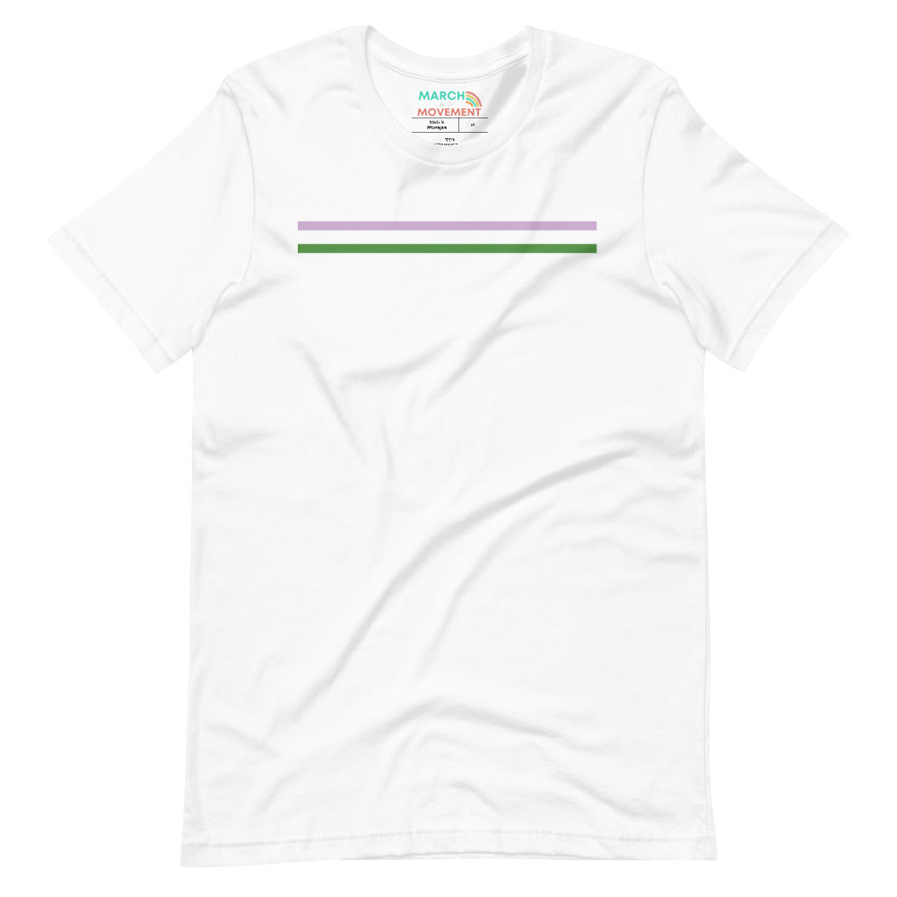 Genderqueer Pride Stripes T-Shirt