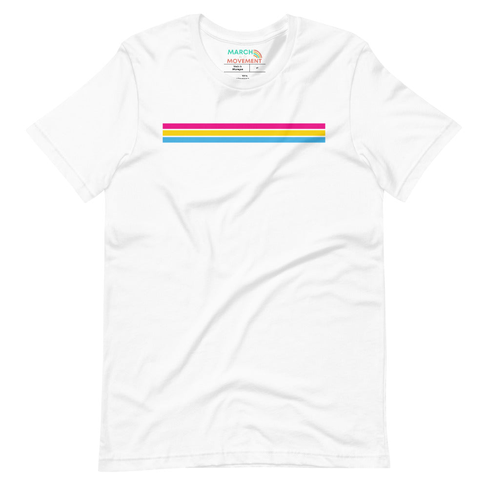 Pansexual Pride Stripes T-Shirt