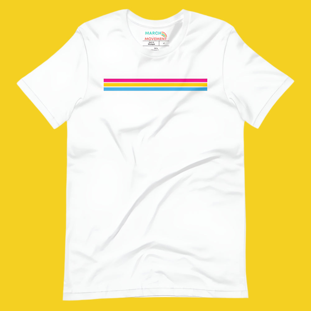 Pansexual Pride Stripes T-Shirt