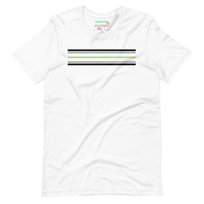 Agender Pride Stripes T-Shirt