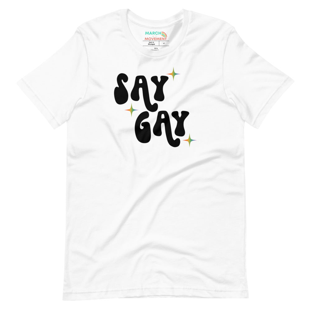 Say Gay Retro T-Shirt