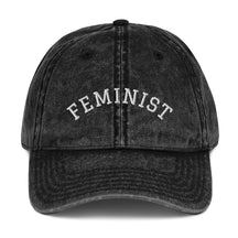 Feminist Vintage Denim Cap