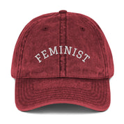 Feminist Vintage Denim Cap