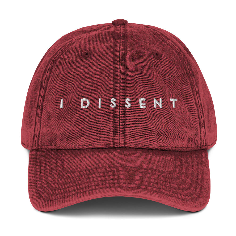 I Dissent Vintage Denim Hat