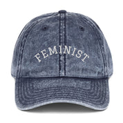 Feminist Vintage Denim Cap