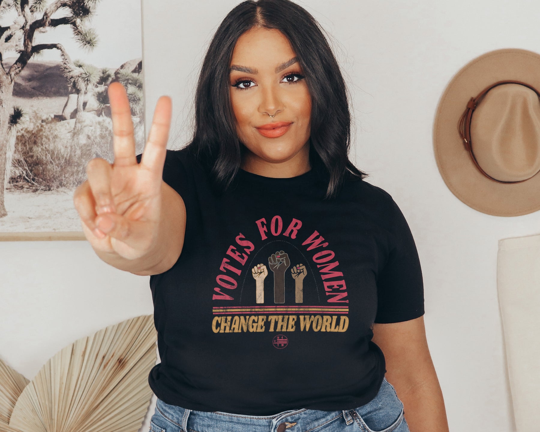 Votes For Women Change The World T-Shirt