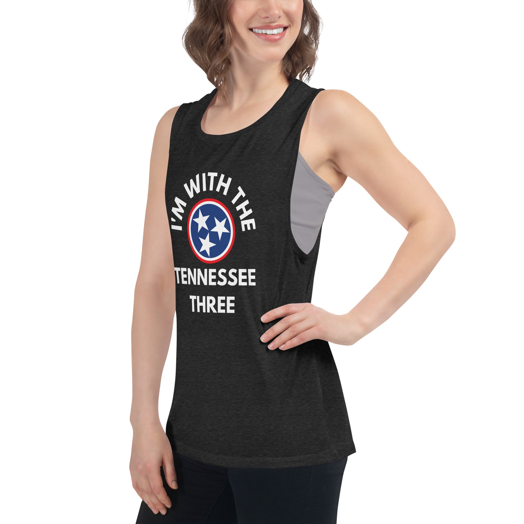 Tennessee Three Women's Muscle Tank | I'm With the Tennessee Three