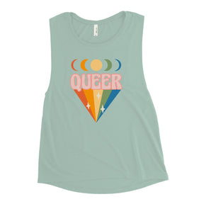 Queer Retro Women's Muscle Tank