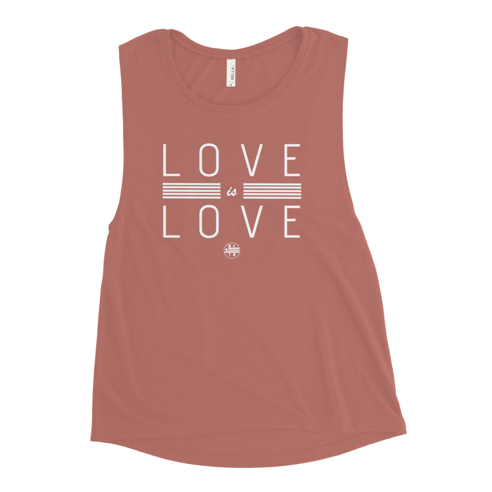 Classic Love is Love Women's Muscle Tank