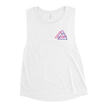 Bi Pride Triangle Women's Muscle Tank