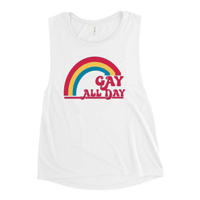 Gay All Day Women's Muscle Tank